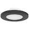 Nuvo 4 Inch, LED Surface Mount Fixture, CCT Selectable 3K/4K/5K, Black 62/1584 - alternate 1